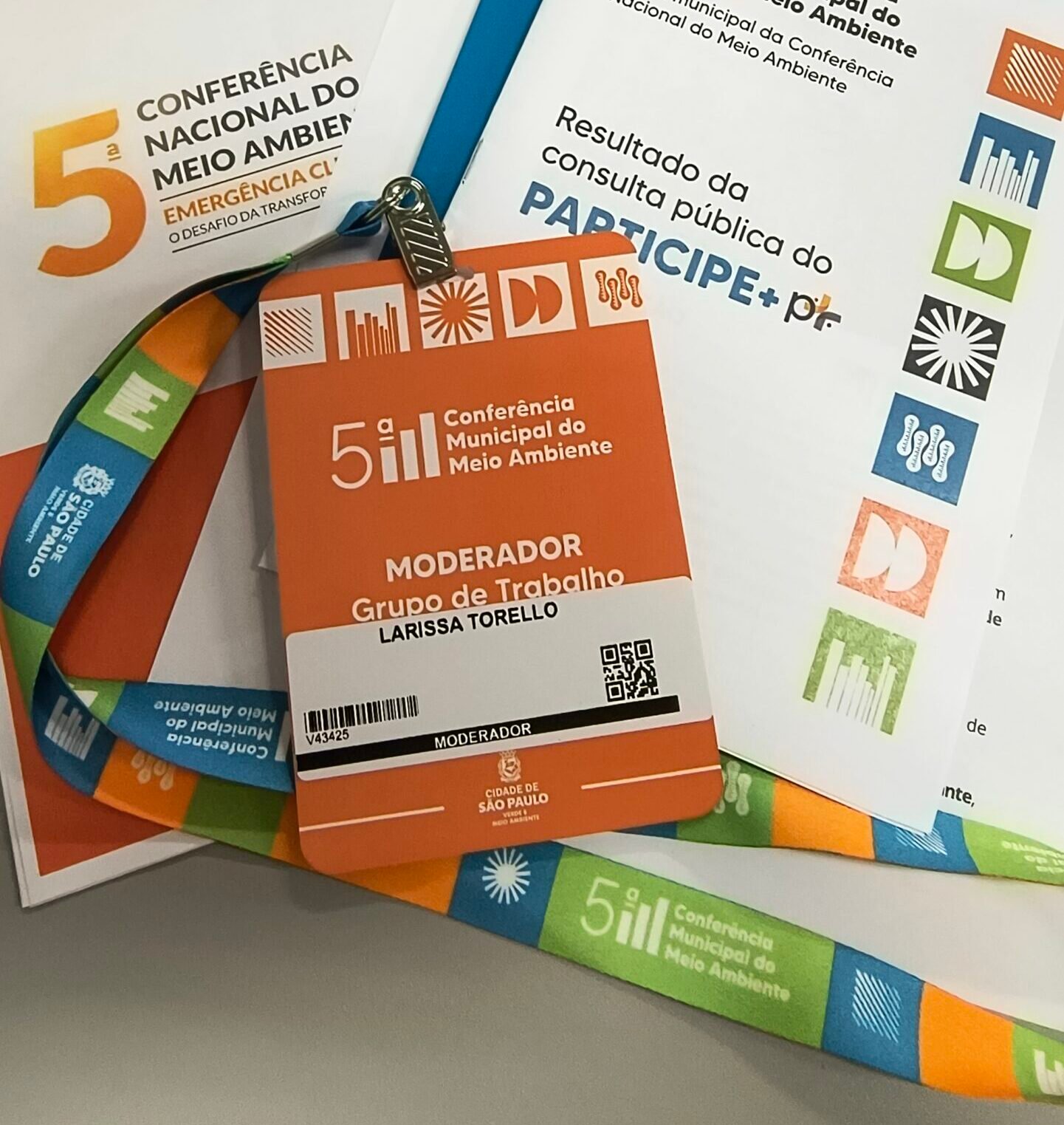 Moderadora da Conferência do Meio Ambiente